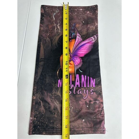 Melanin Slays Neck Gaiter Sun Dust Protection Neck Wraps One Size Adult - Picture 4 of 5